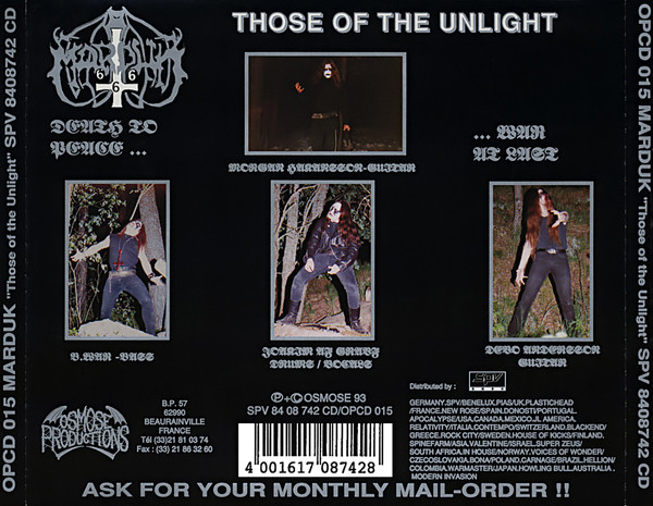 MARDUK – THOSE OF THE UNLIGHT  CD