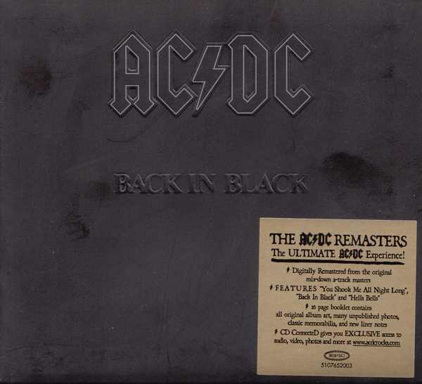 AC/DC – BACK IN BLACK…REMASTER
