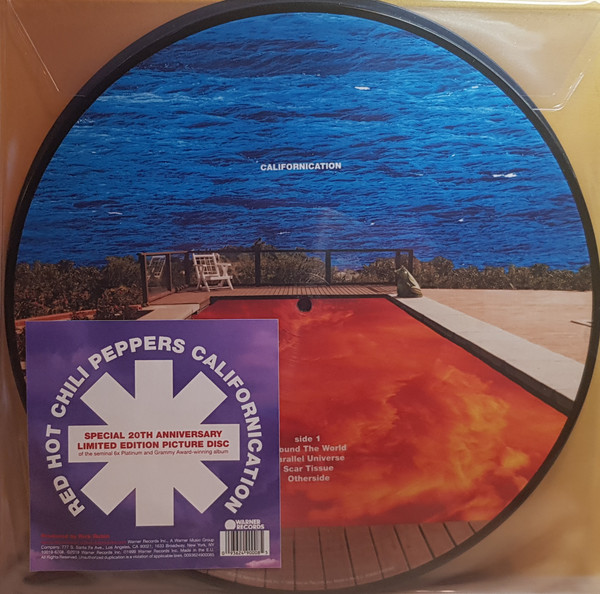 RED HOT CHILI PEPPERS – CALIFORNICATION 20th anniversary picure vinyl LP2