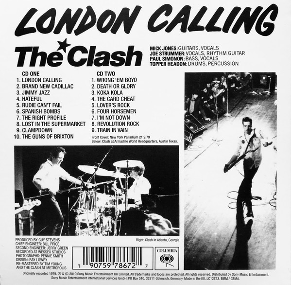 CLASH – LONDON CALLING LTD CD2