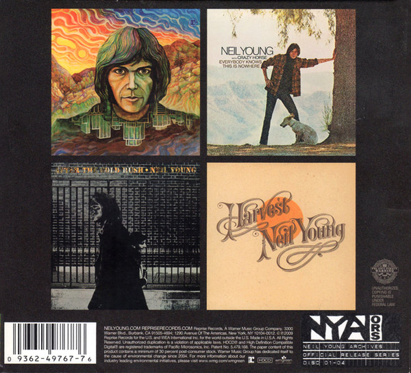 YOUNG NEIL – OFFICIAL RELEASE SERIES 1-4 digi CD4