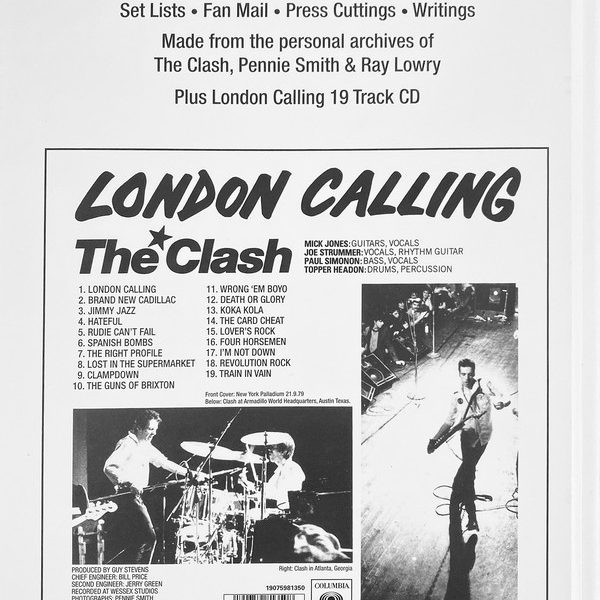 CLASH – LONDON CALLING scrapbbbk …CD