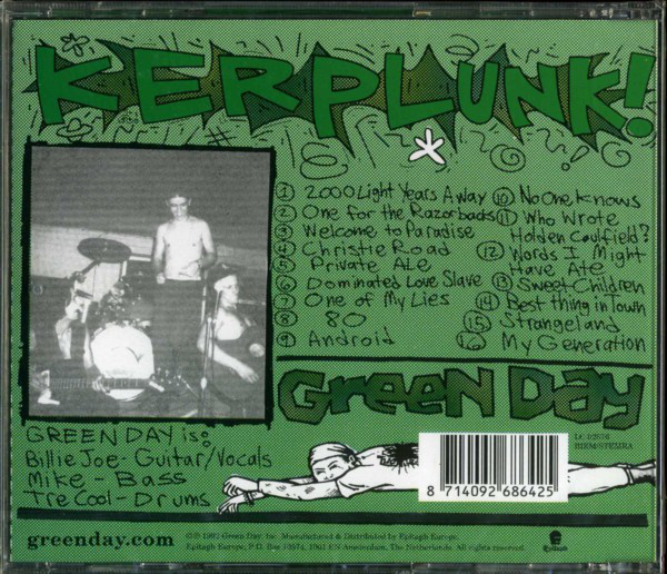 GREEN DAY – KERPLUNK