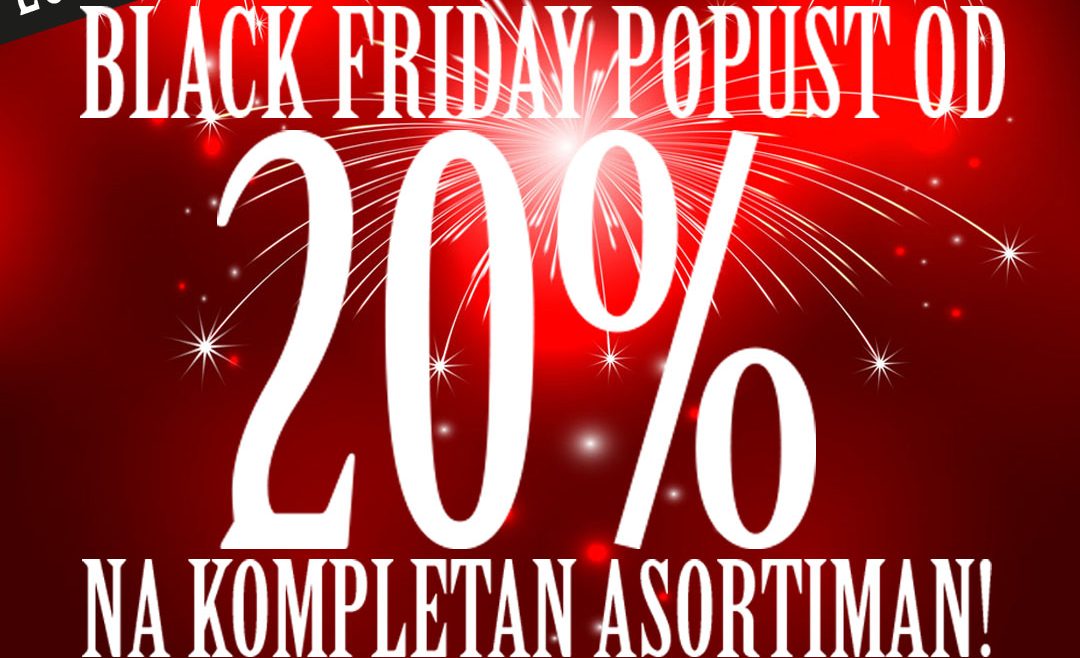 Read more about the article Black Friday groznica trese i Dancing Bear – spremili smo popuste na čitav asortiman!