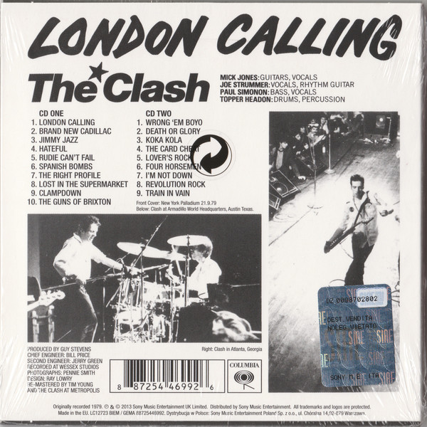 CLASH – LONDON CALLING (limited deluxe edition)