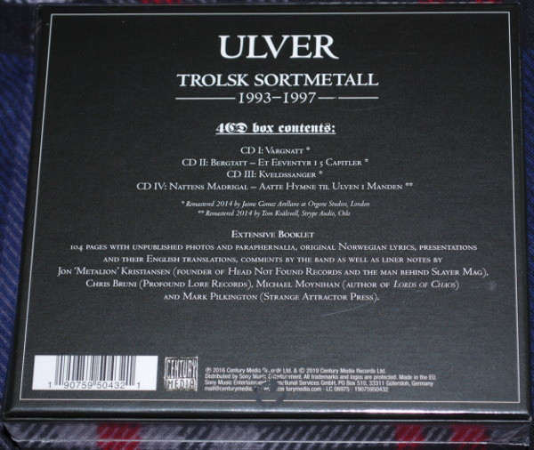ULVER – TROLSK SORTMETALL CD4