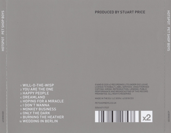 PET SHOP BOYS – HOTSPOT CD