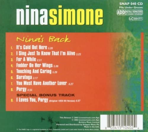 SIMONE NINA – NINA’S BACK