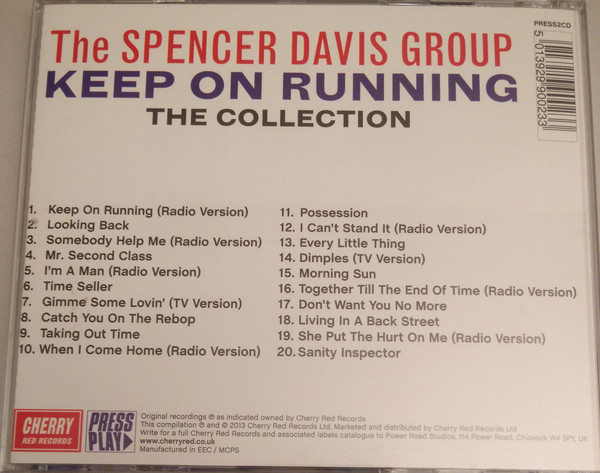 SPENCER DAVIS GROUP – KEEP ON RUNNING: COLLECTION