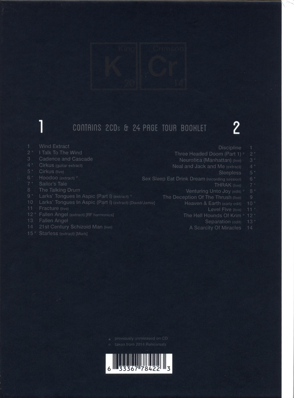 KING CRIMSON – ELEMENTS TOUR 2014 CD2