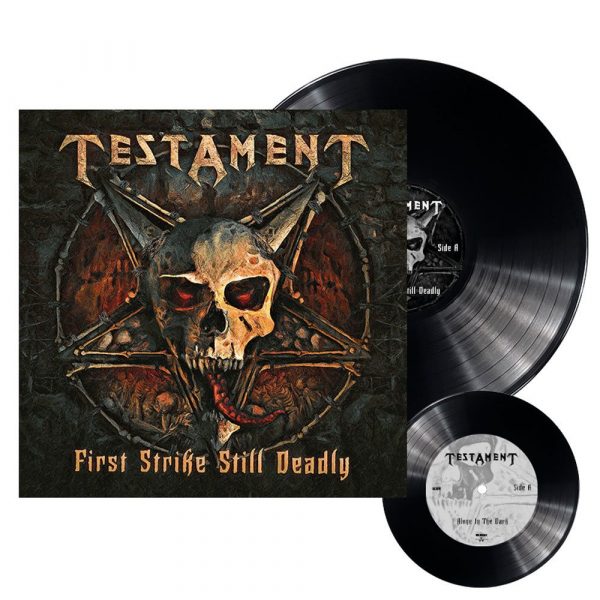TESTAMENT – FIRST STRIKE STILL DEADLY LP+7”