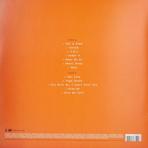 SHEERAN ED – + LP (orange vinyl)