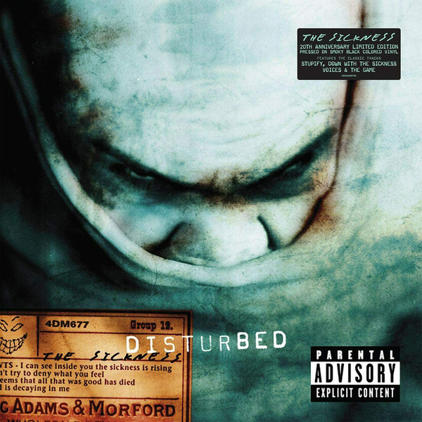 DISTURBED – SICKNESS 20th anniversary ltd ed LP