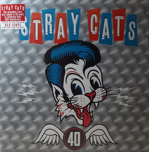 STRAY CATS – 40 red vinyl LP