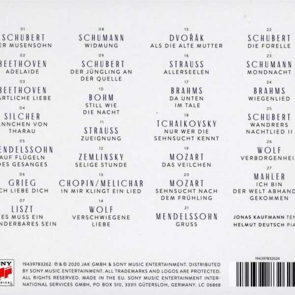 KAUFMANN JONAS – SELIGE STUNDE…CD