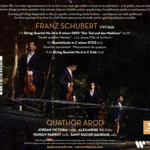 SCHUBERT/QUATUOR AROD – DEATH AND THE MAIDEN CD