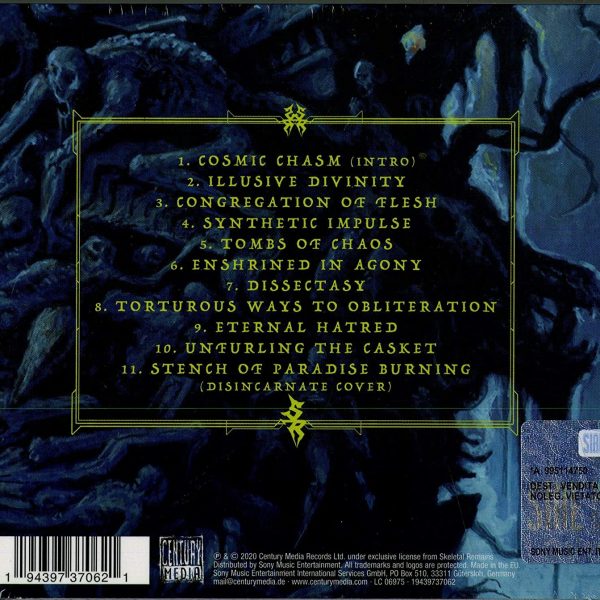 SKELETAL REMAINS – ENTOMBMENT OF CHAOS…CD