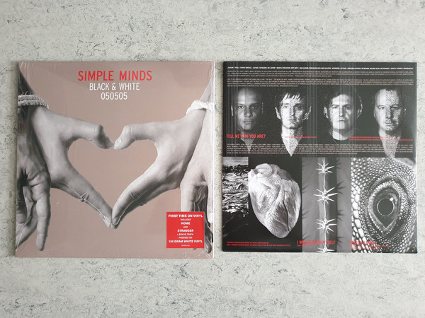 SIMPLE MINDS – BLACK & WHITE white vinyl LP