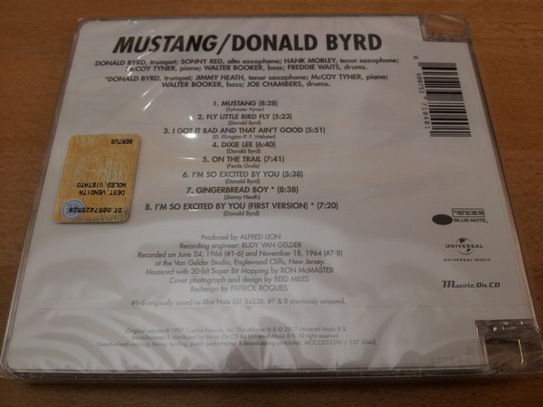 BYRD DONALD – MUSTANG CD
