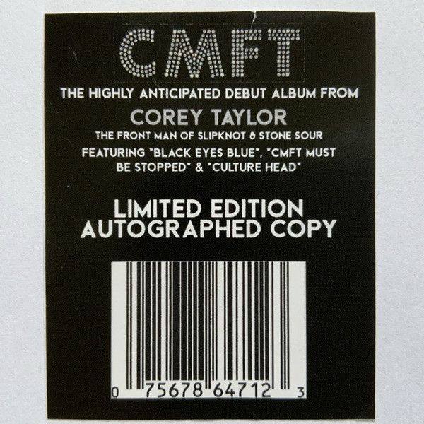 TAYLOR COREY – CMFT limited edition autographed copy LP