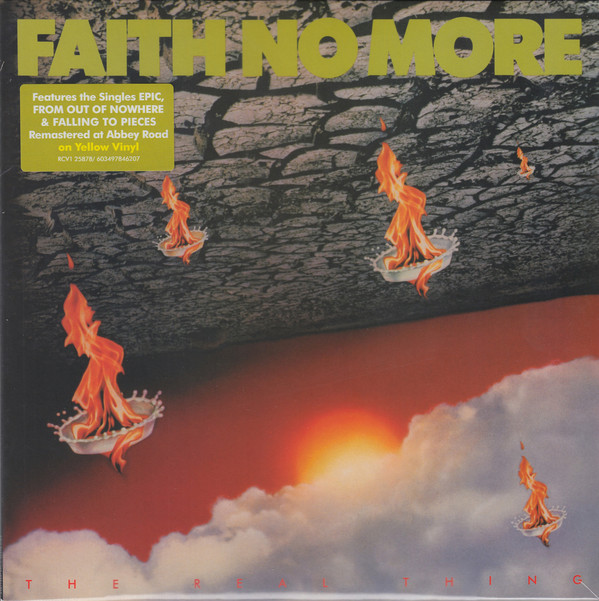 FAITH NO MORE – REAL THING yellow vinyl LP