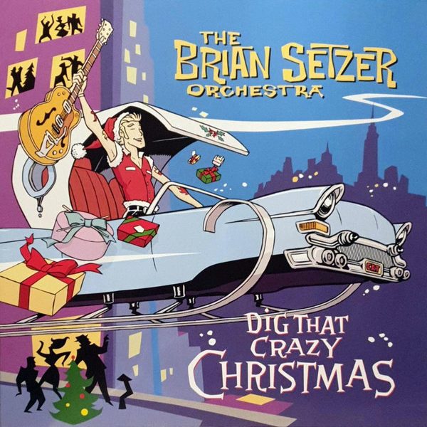 SETZER BRIAN ORCHESTRA – DIG THAT CRAZY RHYTHM red/white splattered vinyl LP