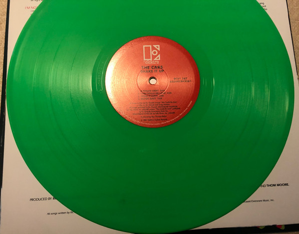 CARS – SHAKE IT UP neon green vinyl LP