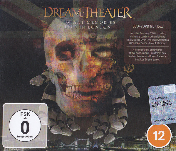 DREAM THEATER – DISTANT MEMORIES LIVE IN LONDON CD3