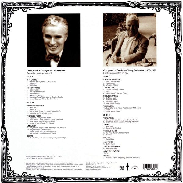 CHAPLIN CHARLIE – FILM MUSIC ANTHOLOGY LP2