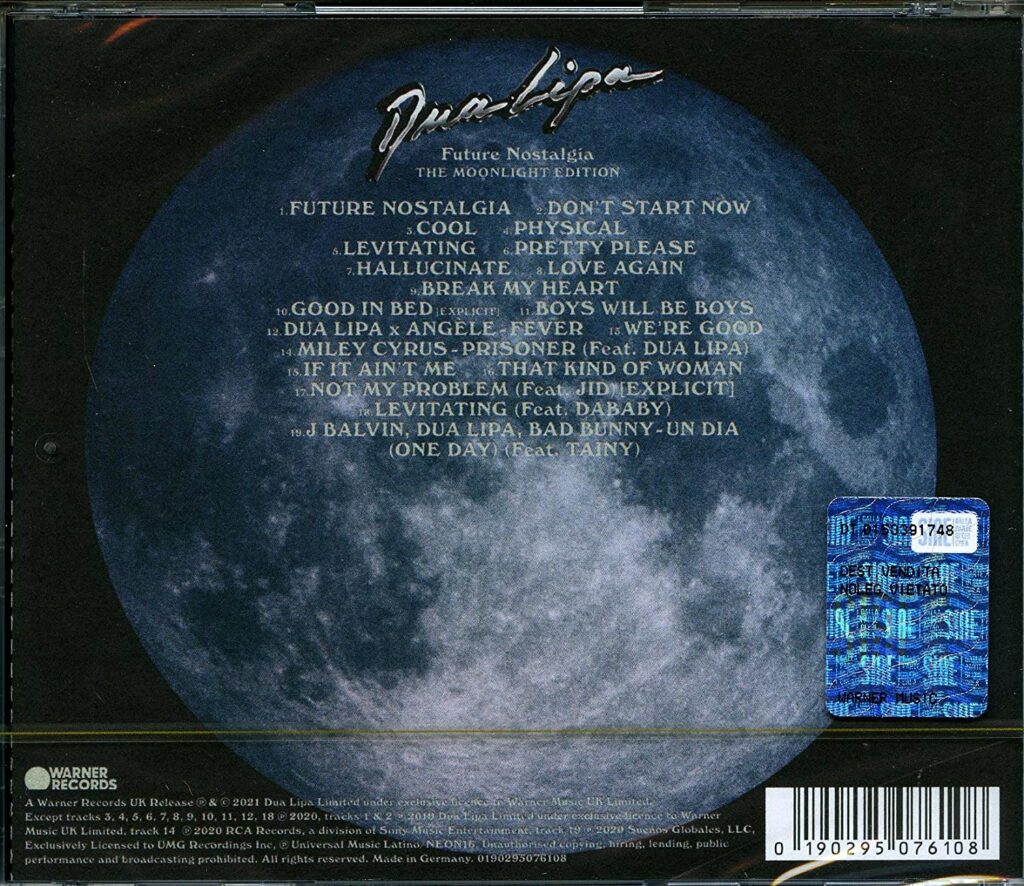 future nostalgia moonlight edition cover