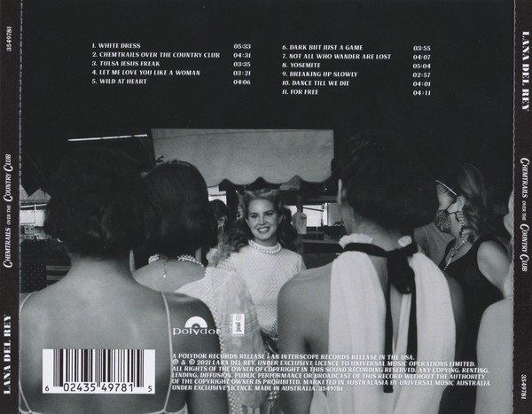DEL REY LANA – CHEMTRAILS OVER THE COUNTRY CLUB CD