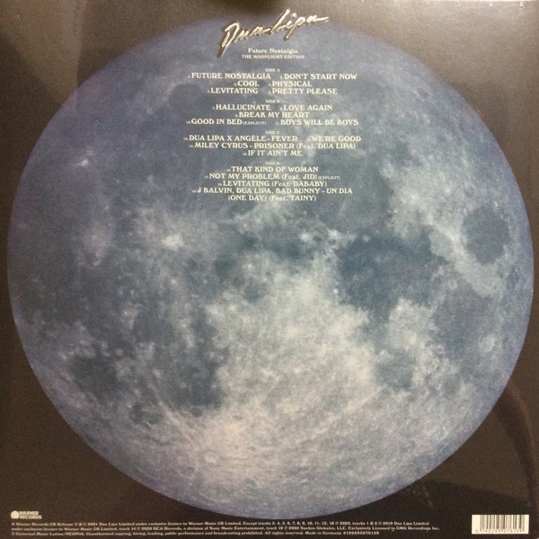 DUA LIPA – FUTURE NOSTALGIA moonlight edition LP2