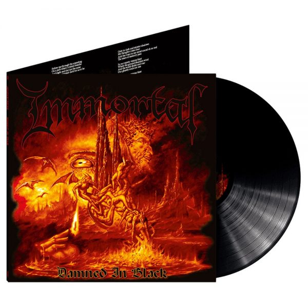 IMMORTAL – DAMNED IN BLACK alternative cover 2020 LP