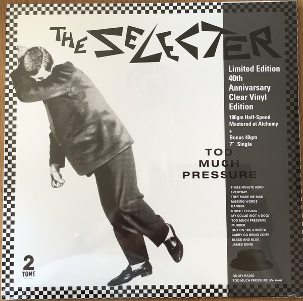 SELECTER – TOO MUCH PRESSURE 40th anniversary clear vinyl LP+7”