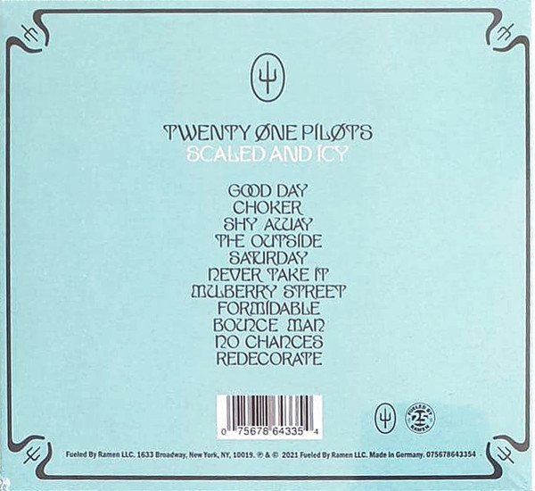 TWENTY ONE PILOTS – SCALED AND ICY CD