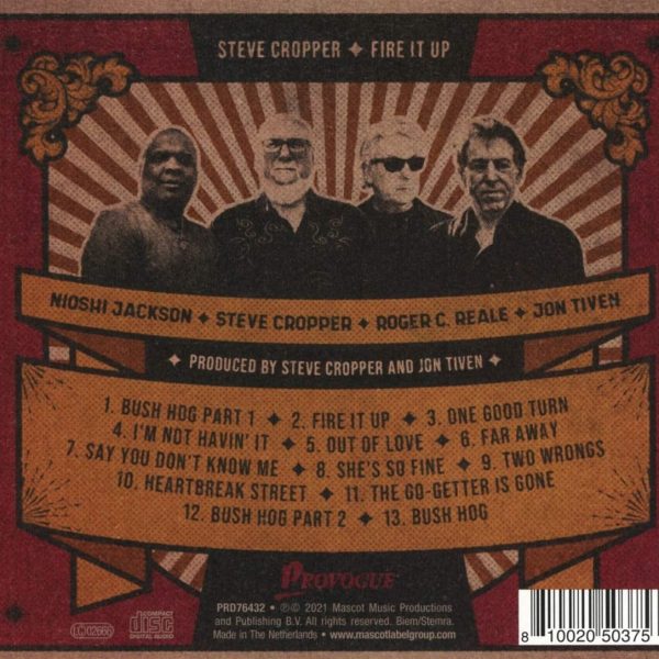 CROPPER STEVE – FIRE IT UP CD