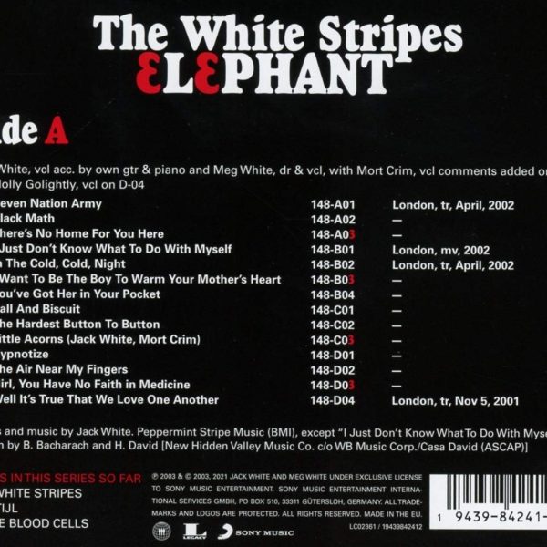 WHITE STRIPES – ELEPHANT CD