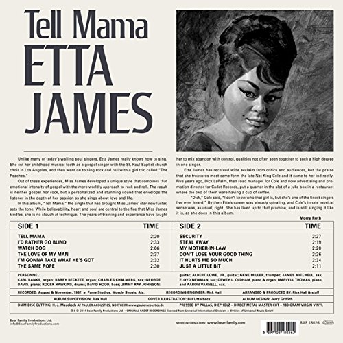 JAMES ETTA – TELL MAMA…LP
