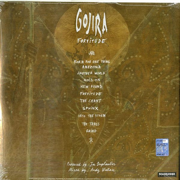 GOJIRA – FORTITUDE ltd black ice vinyl LP
