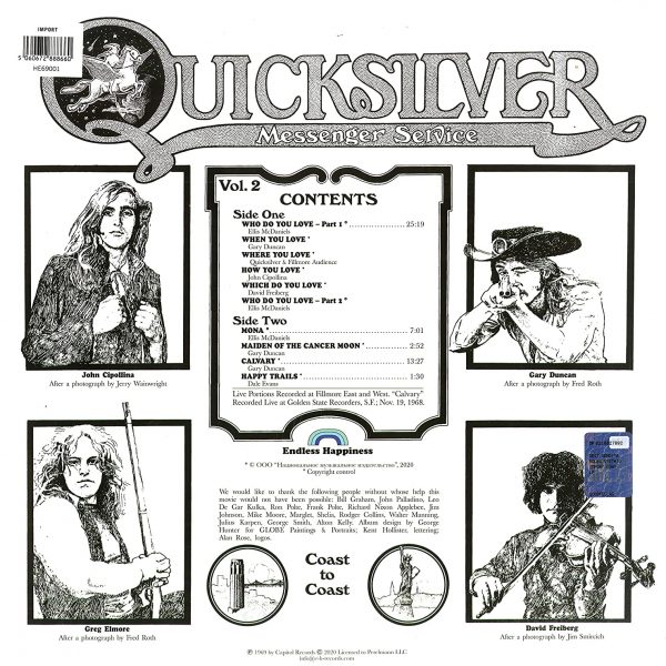 QUICKSILVER MESSENGER SERVICE – HAPPY TRAILS LP