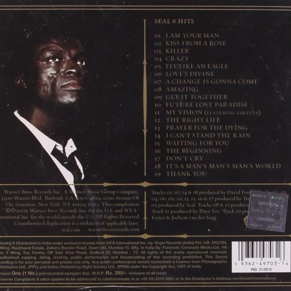 SEAL – HITS CD