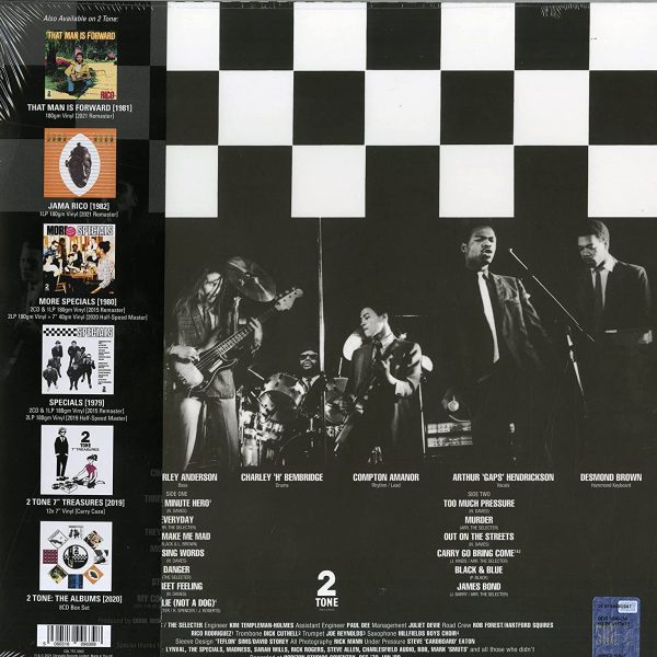 SELECTER – TOO MUCH PRESSURE 40th anniversary clear vinyl LP+7”