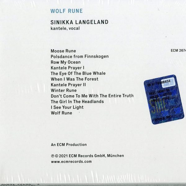 LANGELAND SINIKKA – WOLF RUNE CD
