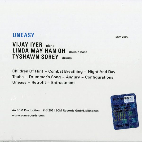 IYER VIJAY – UNEASY CD