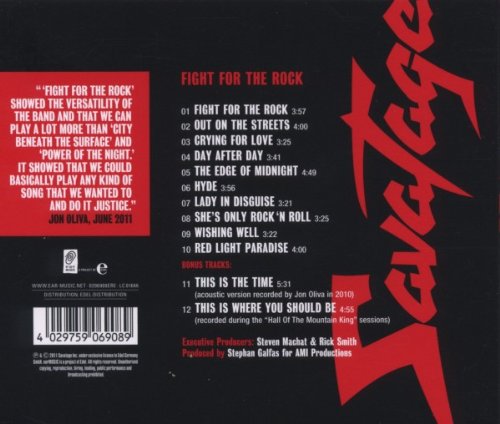 SAVATAGE – FIGHT FOR THE ROCK CD