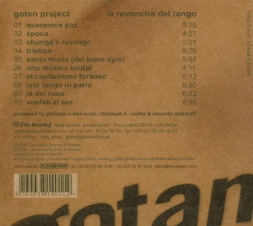 GOTAN PROJECT – LA REVANCHA DEL TANGO