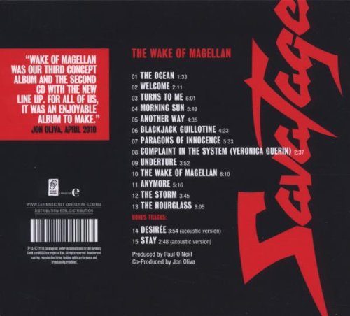 SAVATAGE – WAKE OF MAGELLAN CD