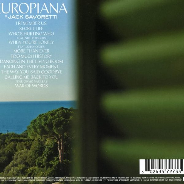 SAVORETTI JACK – EUROPIANA CD
