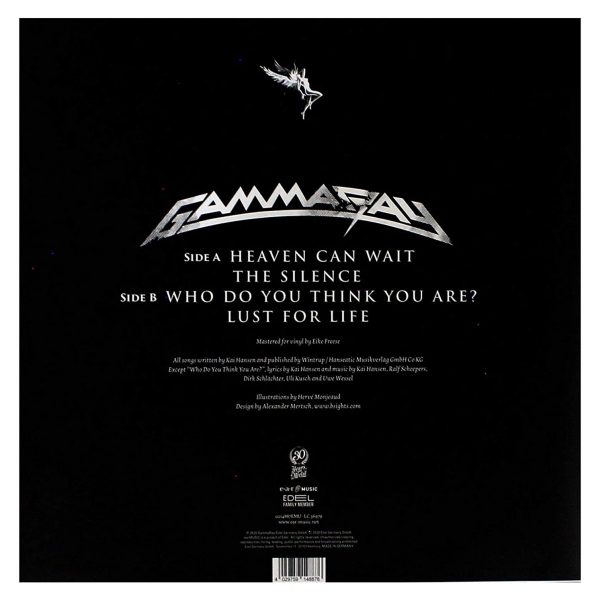 GAMMA RAY – HEAVEN CAN WAIT ltd white vinyl 10”