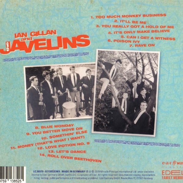 GILLAN IAN – RAVING WITH GILLAN IAN & JAVELINES CD